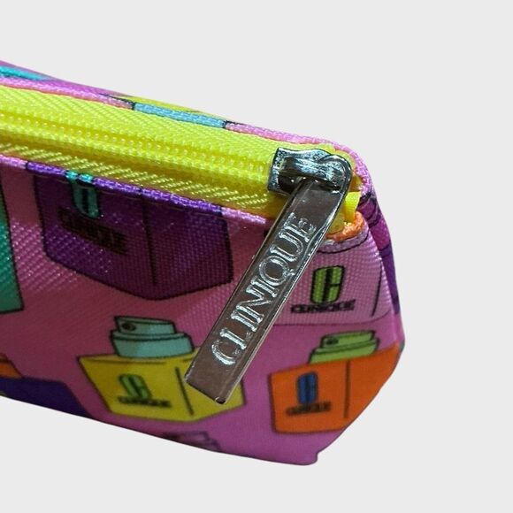 Clinique Makeup Cosmetic Bag Travel Pouch Lined 3for20 - Picture 6 of 10